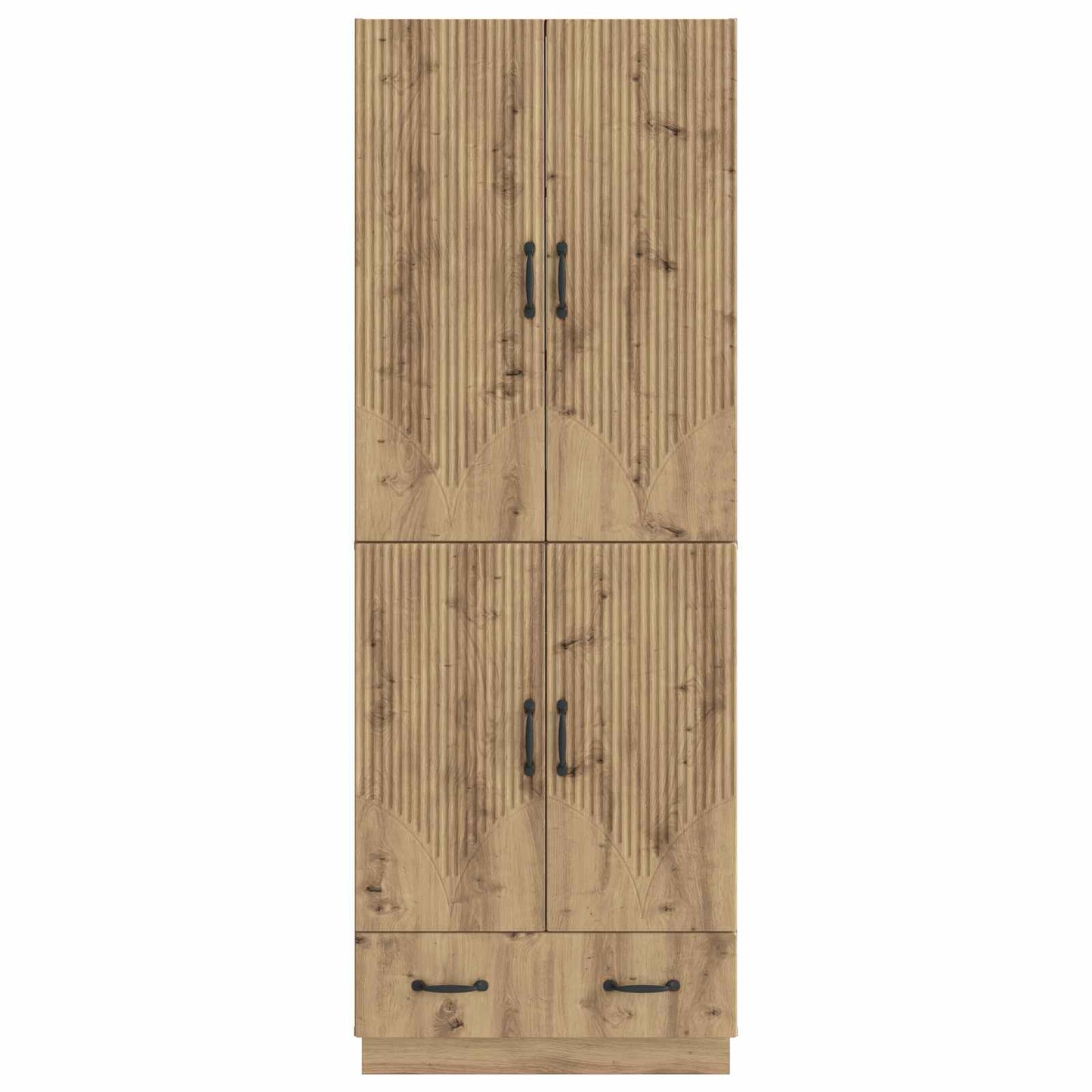Skapsett 2 pcs Artisan eik Konstruert tre
