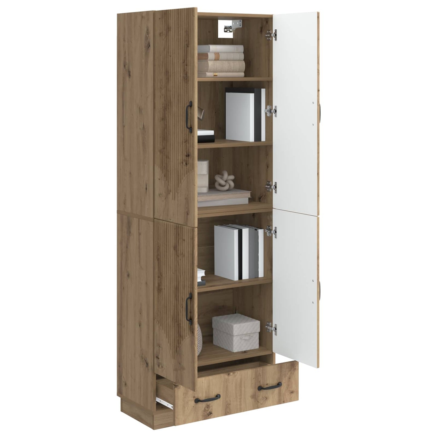 Skapsett 2 pcs Artisan eik Konstruert tre