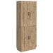 Skapsett 2 pcs Artisan eik Konstruert tre