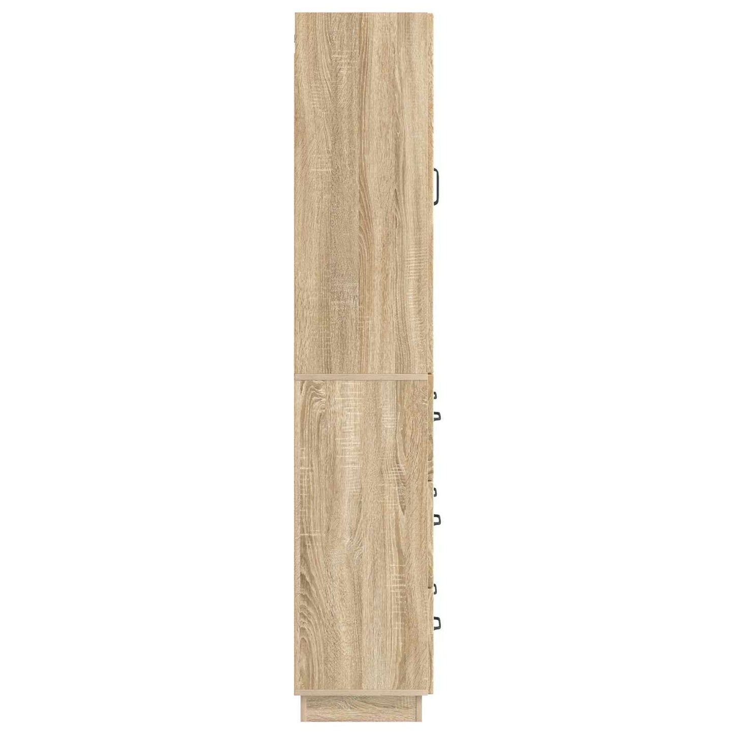 Skapsett 2 pcs Sonoma eik 66 x 34,5 x 87 cm Konstruert tre