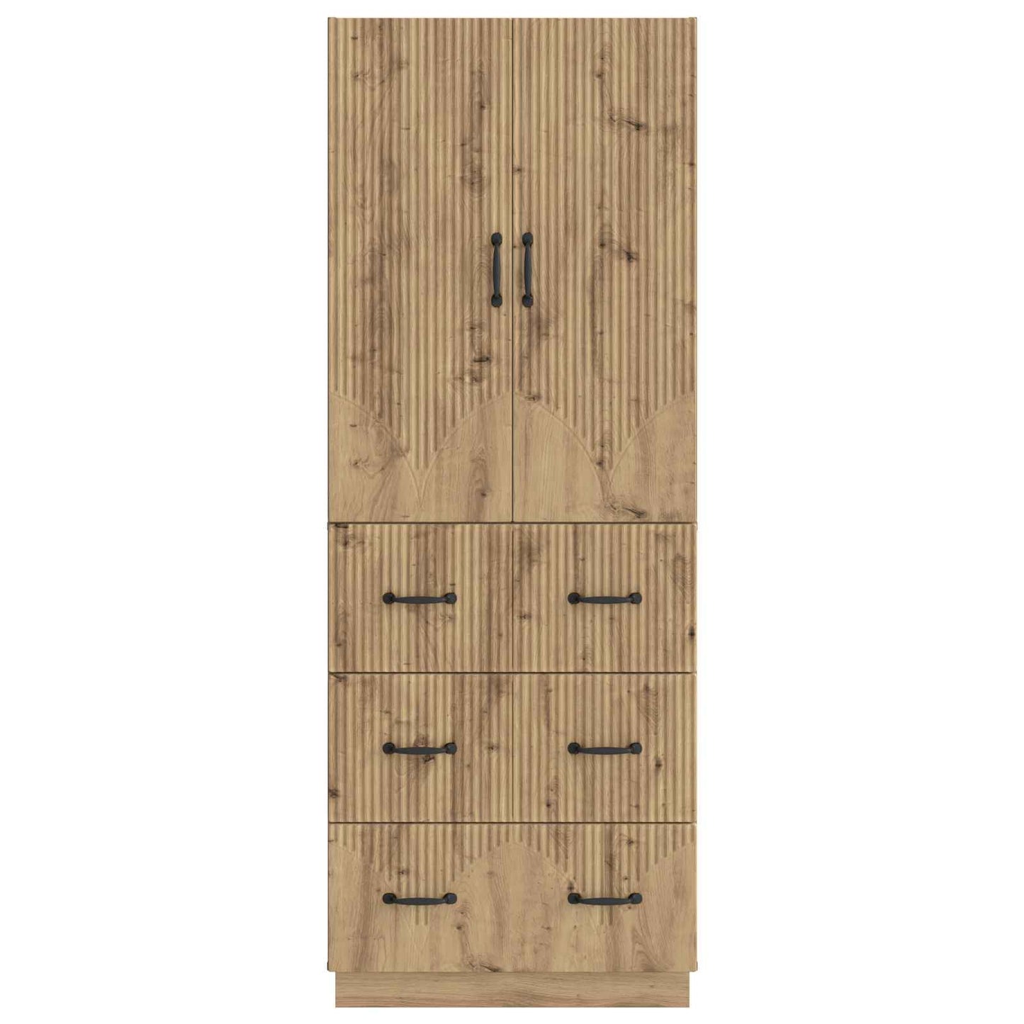 Skapsett 2 stk. 66 x 34,5 x 87 cm Konstruert tre Artisan eik