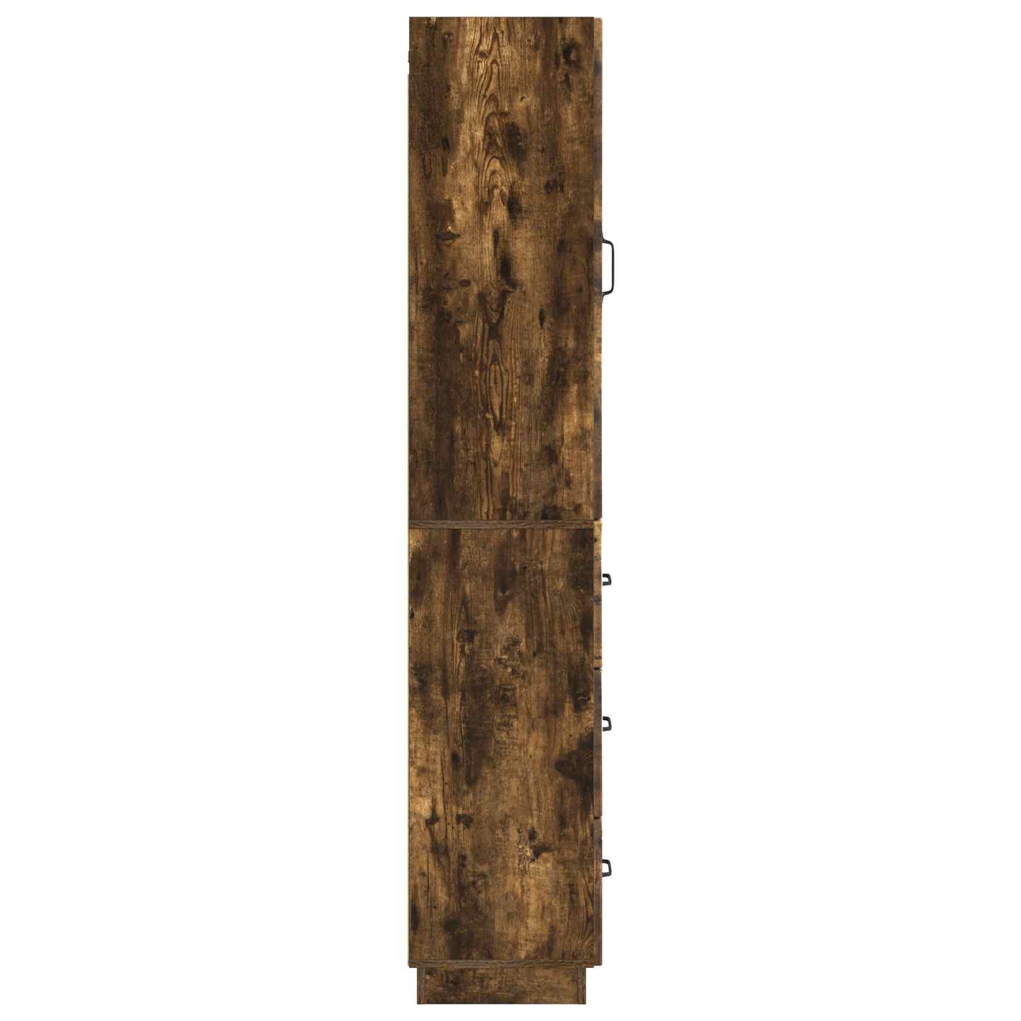 Skapsett 2 pcs Røkt Eik 33 x 34,5 x 87 cm Konstruert tre