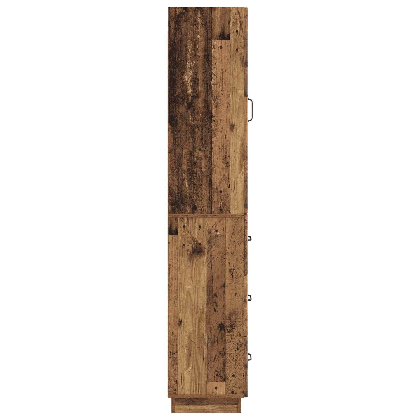 Skapsett 2 pcs Gammelt tre 33 x 34,5 x 87 cm Konstruert tre