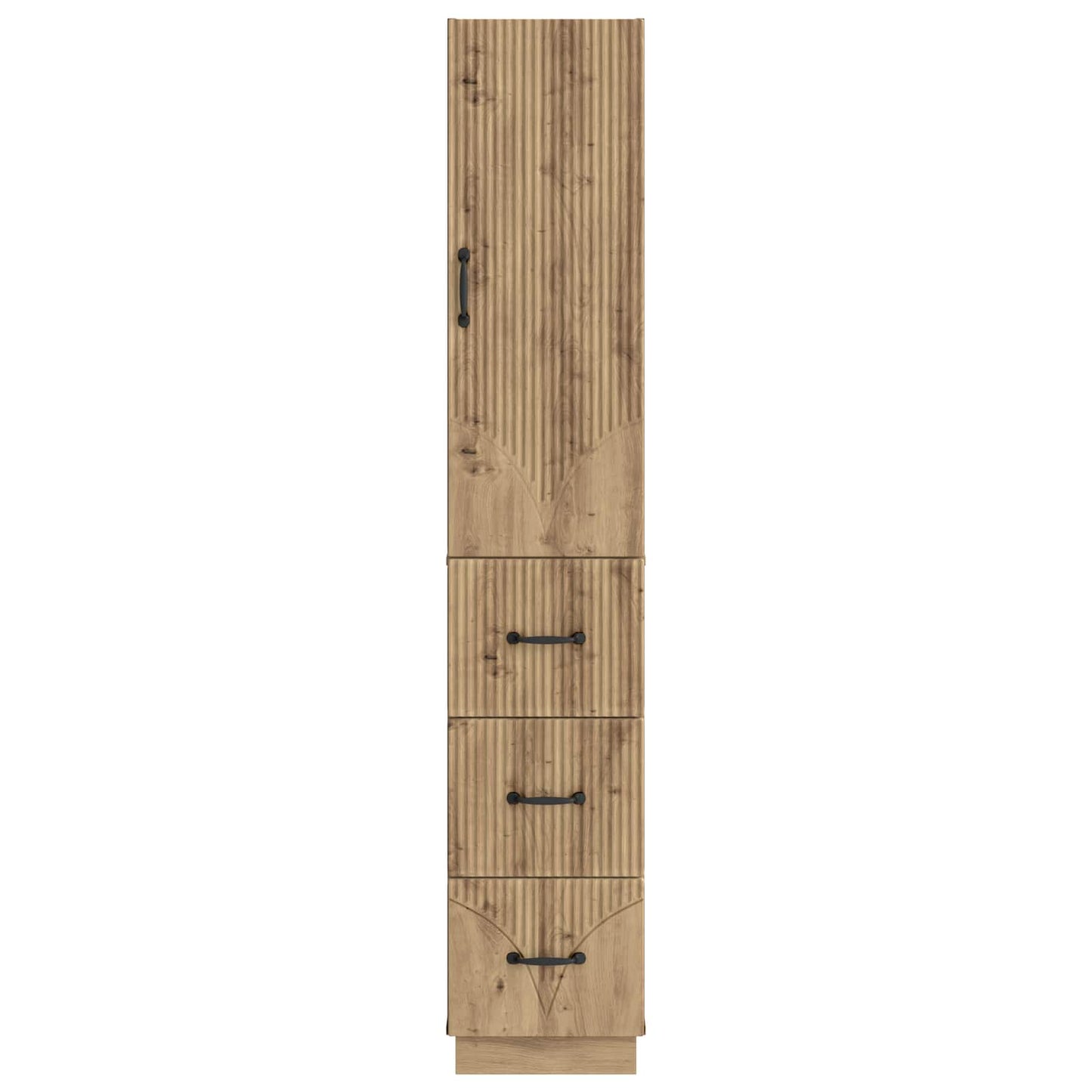 Skapsett 2 stk. 33 x 34,5 x 87 cm Konstruert tre Artisan eik