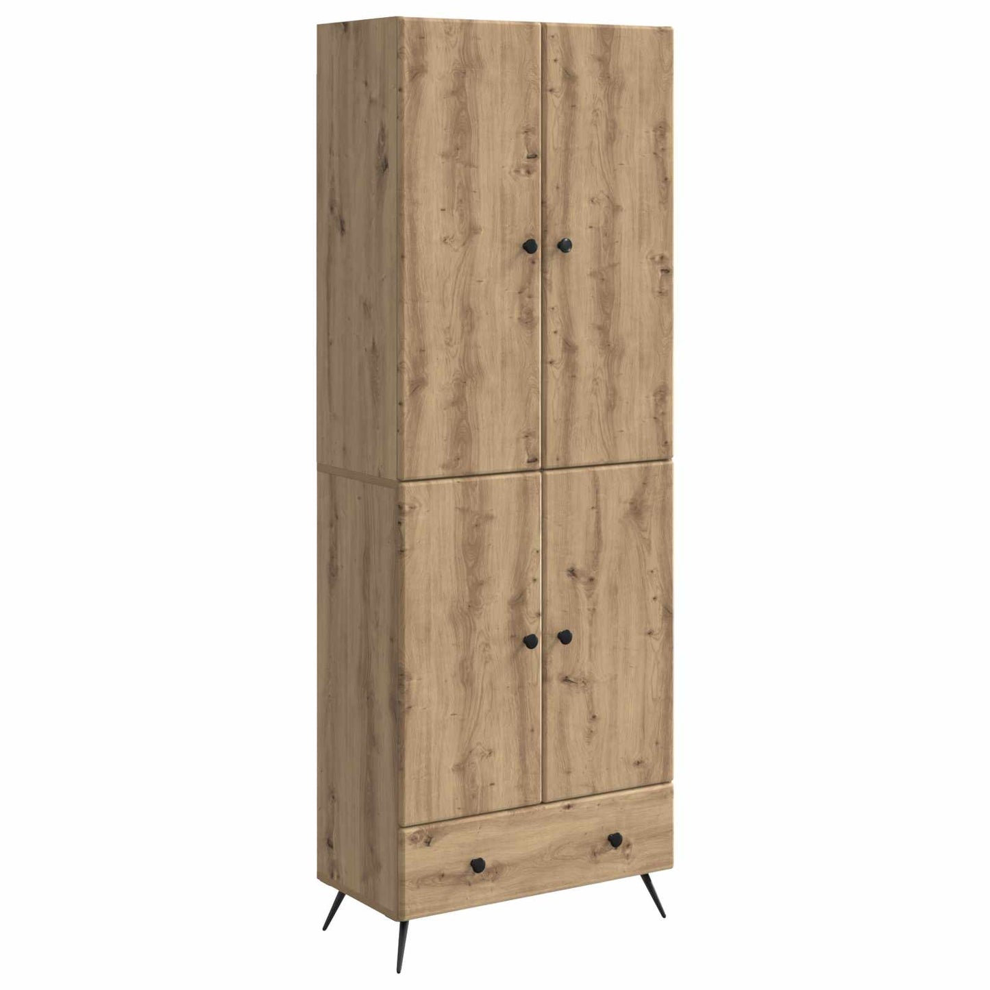 Skapsett 2 pcs Artisan eik Konstruert tre