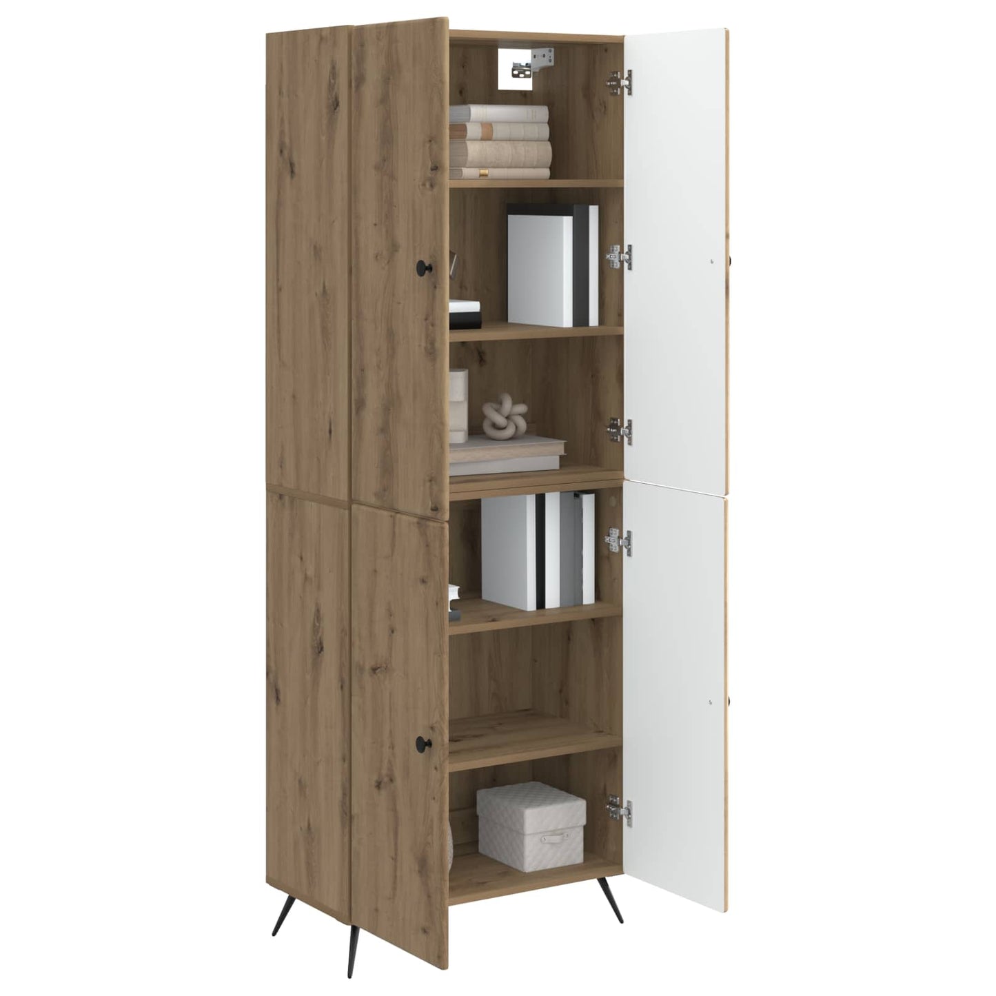 Skapsett 2 pcs Artisan eik Konstruert tre