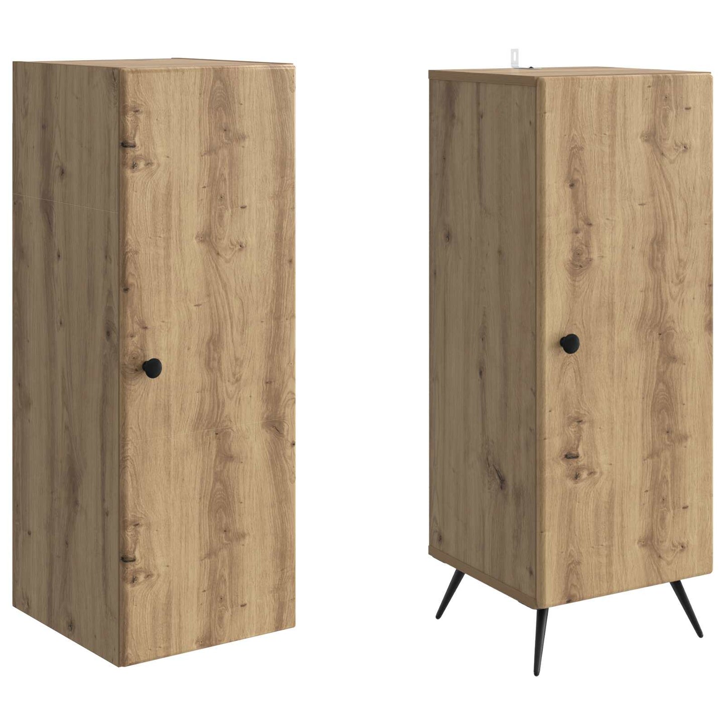 Skapsett 2 pcs Konstruert tre