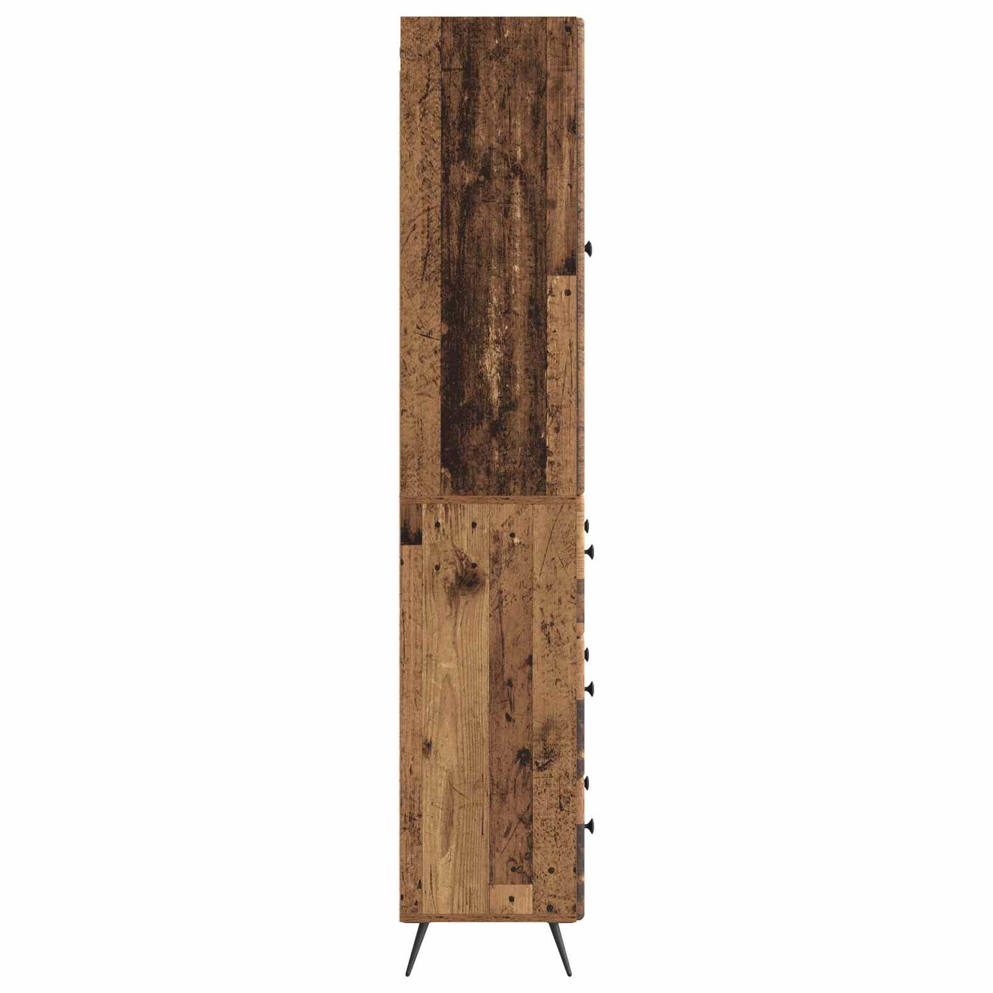 Skapsett 2 pcs Gammelt tre 66 x 34,5 x 90 cm Konstruert tre