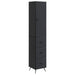 Skapsett 2 pcs Svart 34,5 x 34,5 x 90 cm Konstruert tre