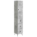 Skapsett 2 pcs Betonggrå 34,5 x 34,5 x 90 cm Konstruert tre