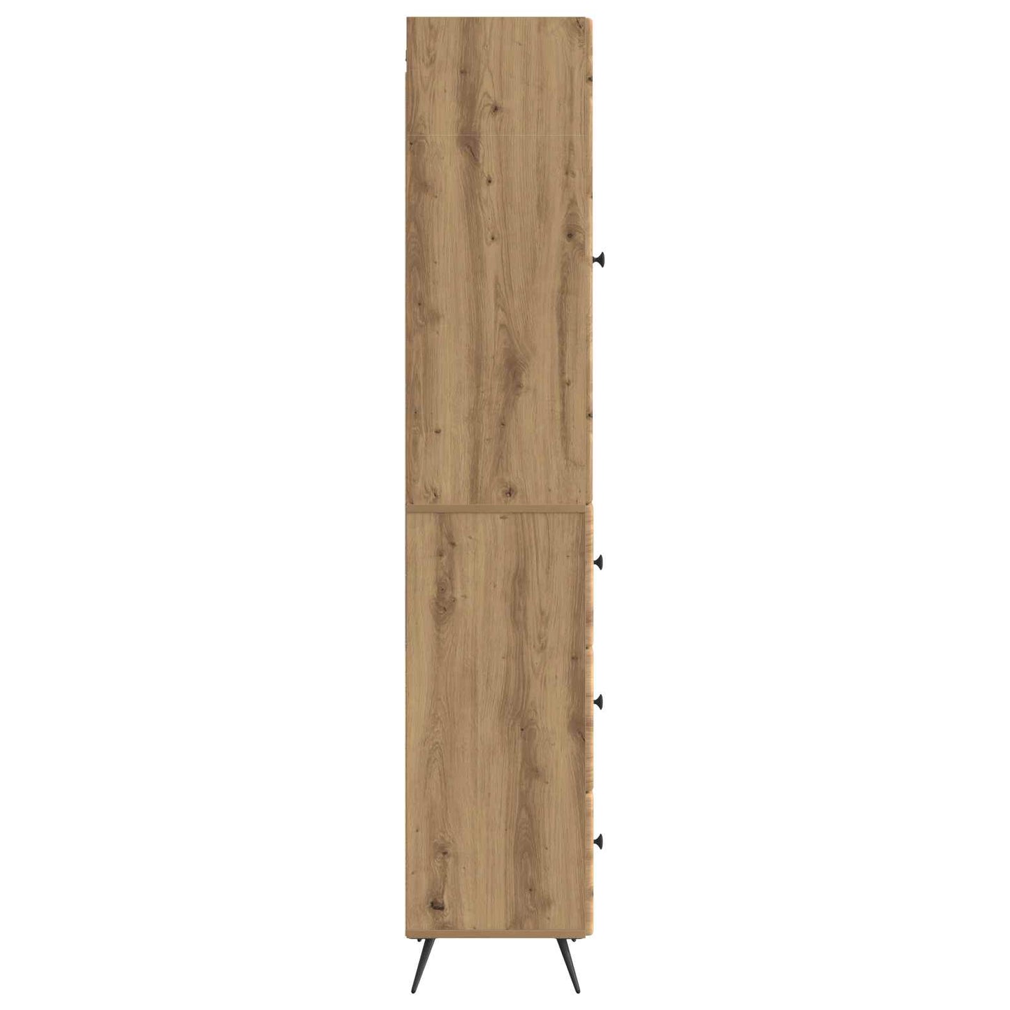 Skapsett 2 stk. 34,5 x 34,5 x 90 cm Konstruert tre Artisan eik
