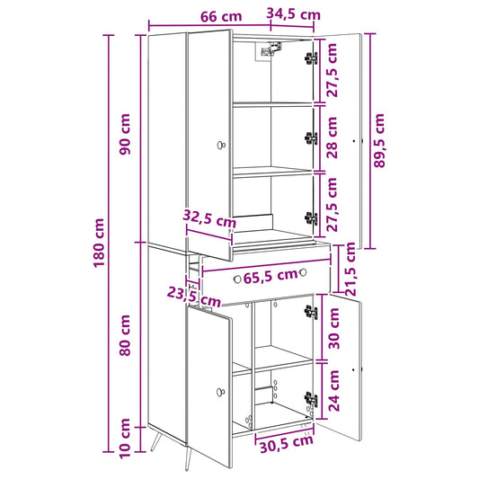 2 pcs Svart