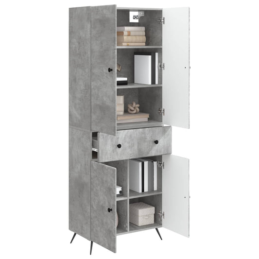 2 pcs Betonggrå