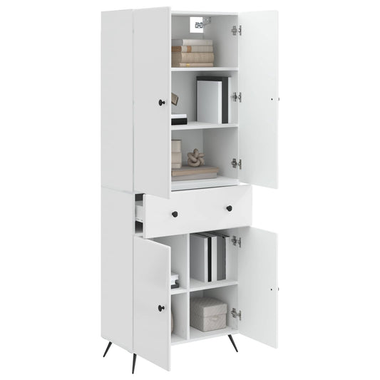 2 pcs Høgglans hvit