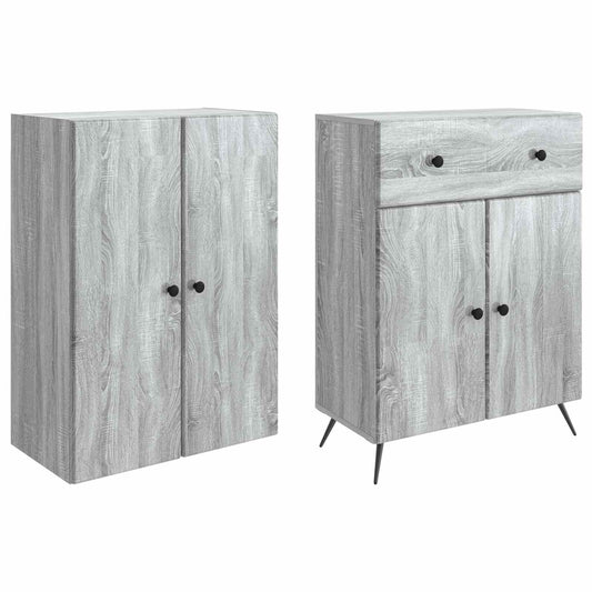 2 pcs Grå Sonoma