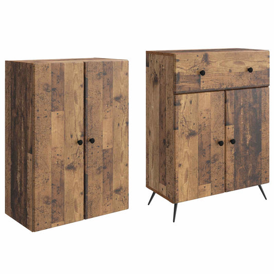 2 pcs Gammelt tre