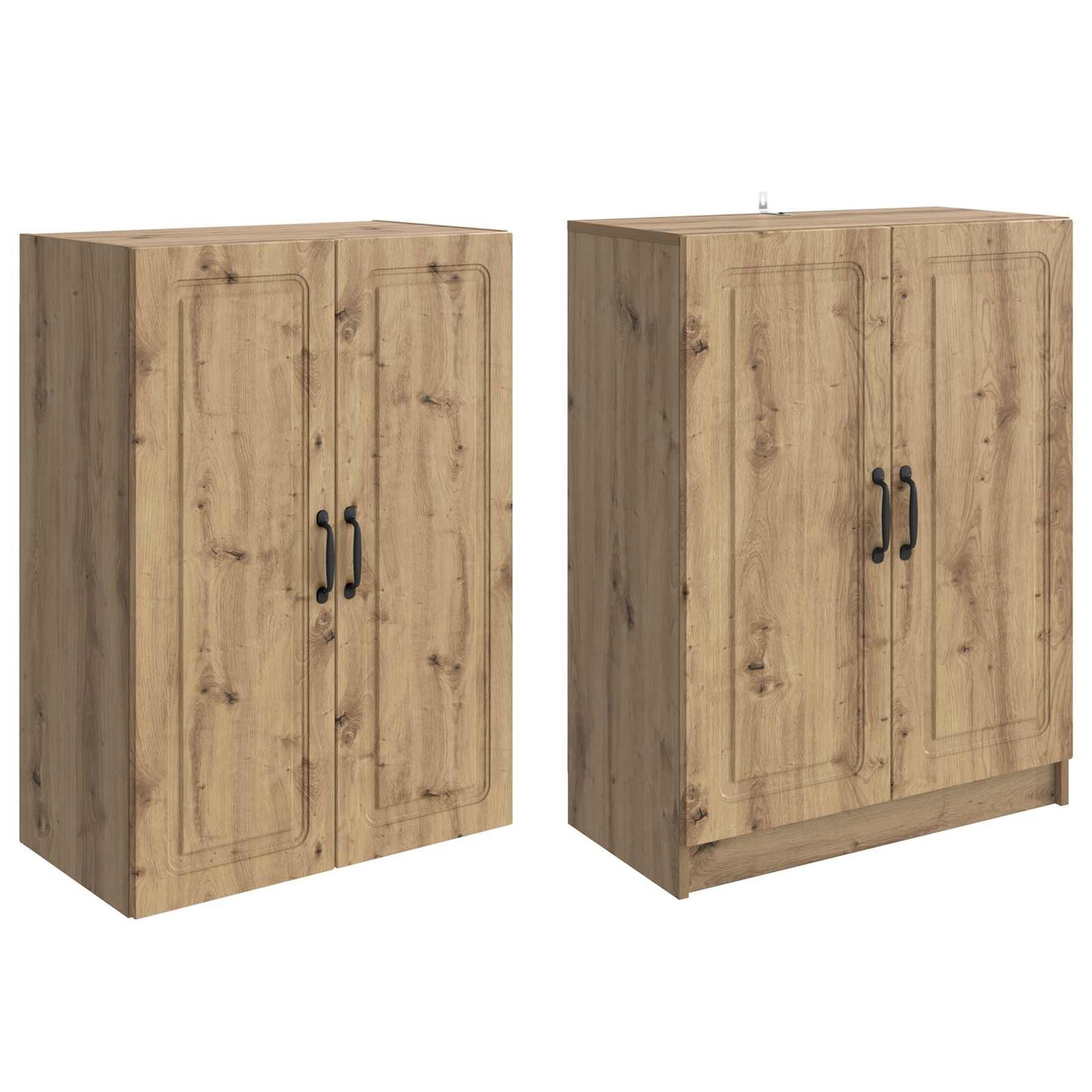 Skapsett 2 pcs Konstruert tre