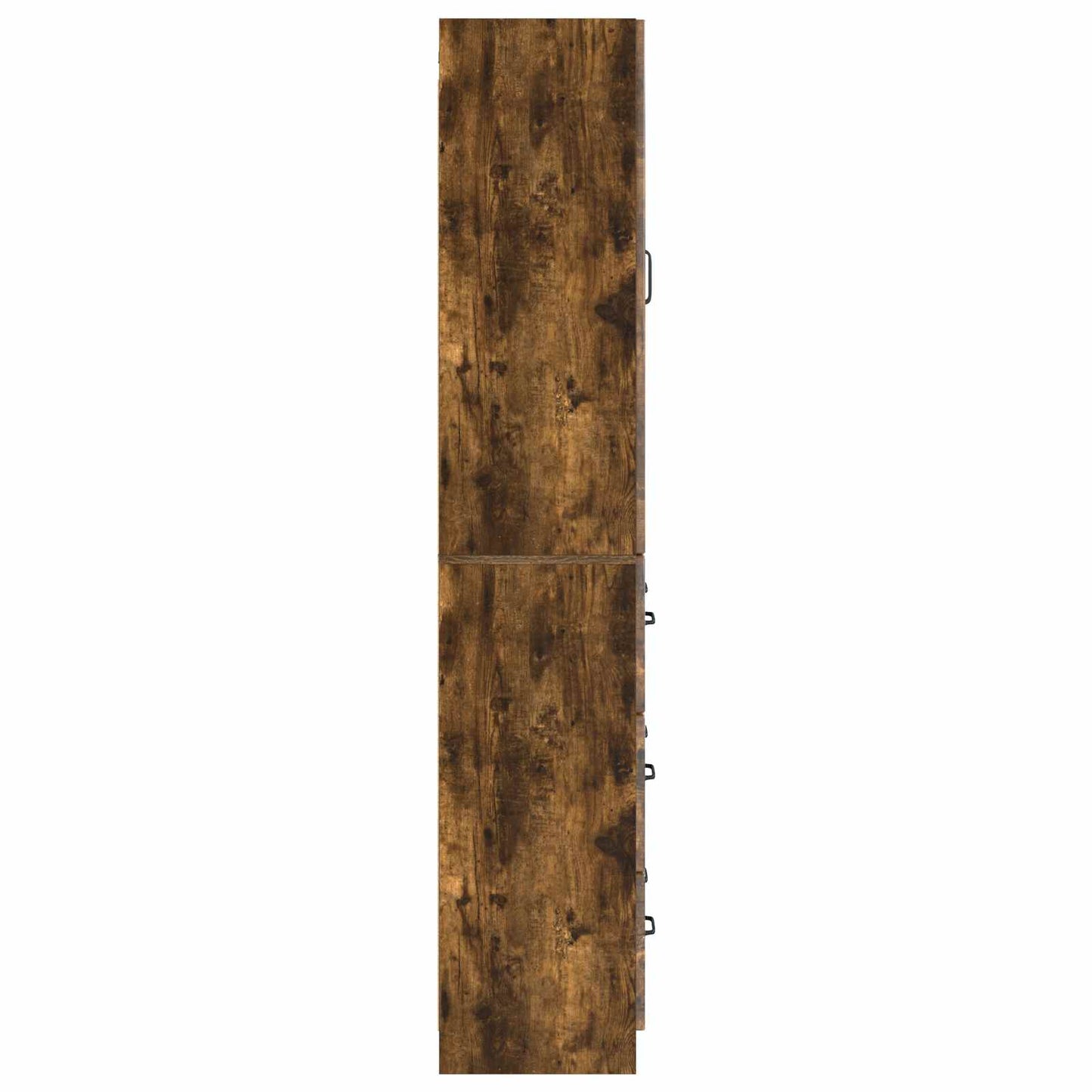 Skapsett 2 pcs Røkt Eik 66 x 34,5 x 87 cm Konstruert tre