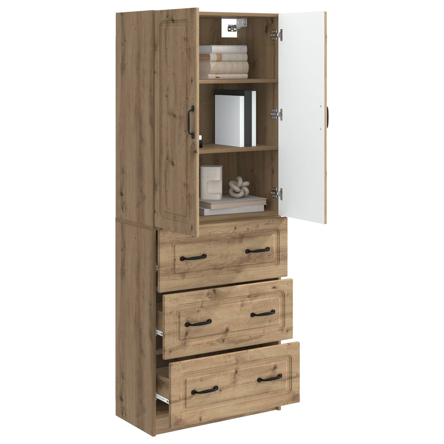 Skapsett 2 pcs Artisan eik 66 x 34,5 x 87 cm Konstruert tre
