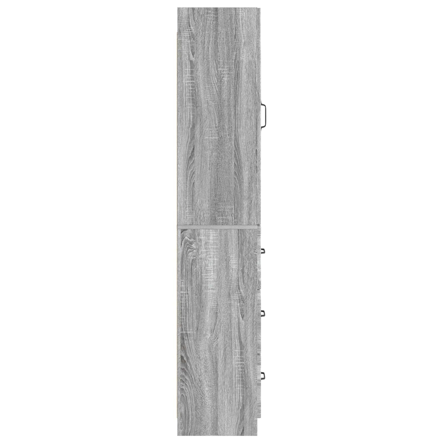Skapsett 2 pcs Grå Sonoma 33 x 34,5 x 87 cm Konstruert tre