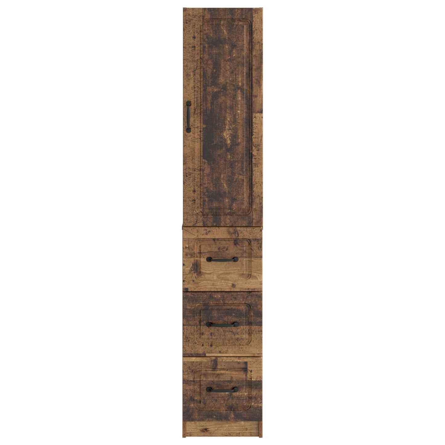 Skapsett 2 pcs Gammelt tre 33 x 34,5 x 87 cm Konstruert tre