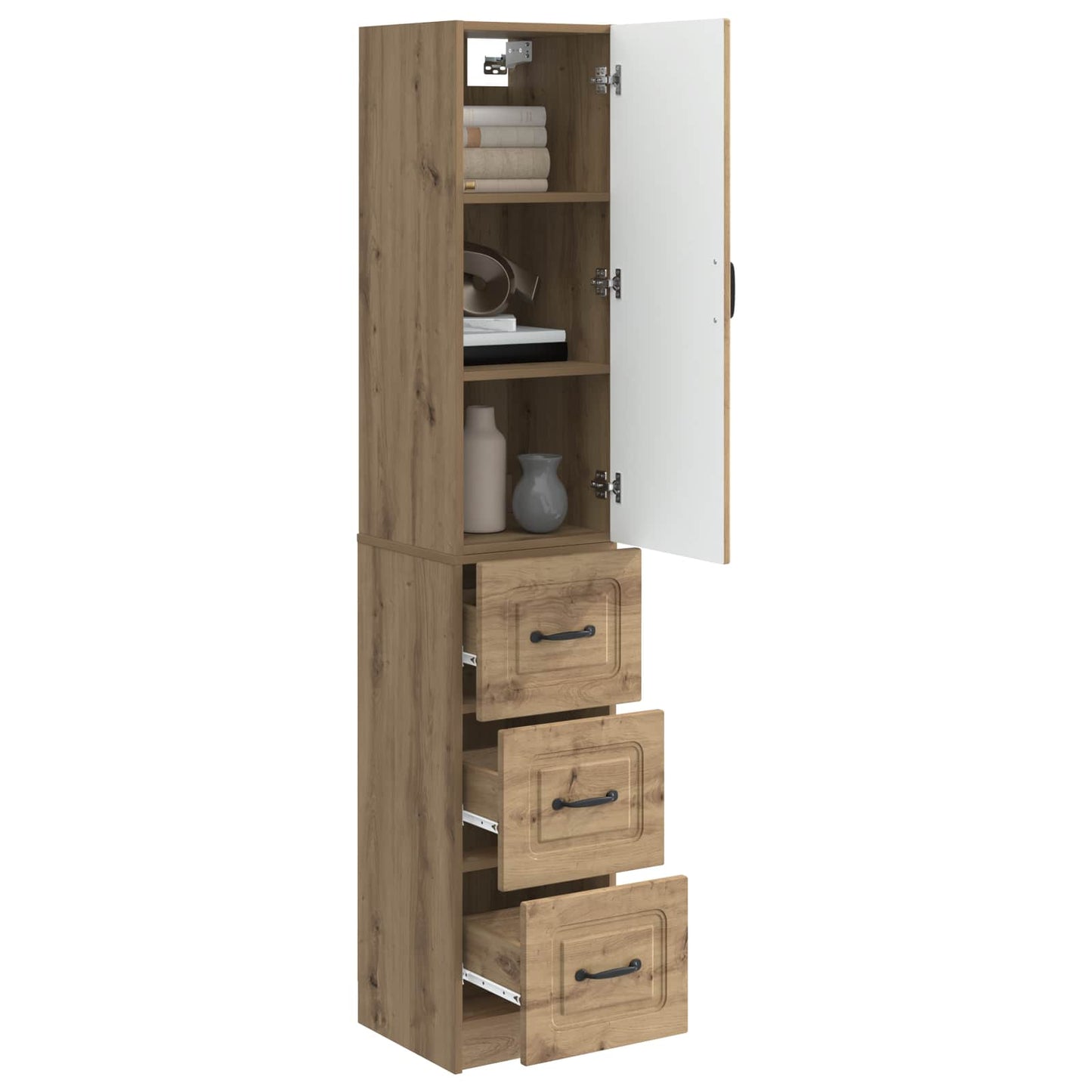 Skapsett 2 pcs Artisan eik 33 x 34,5 x 87 cm Konstruert tre