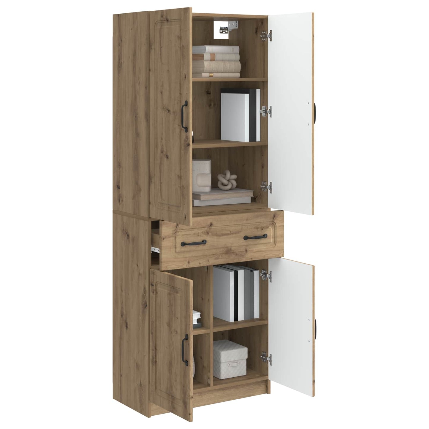 Skapsett 2 pcs Konstruert tre