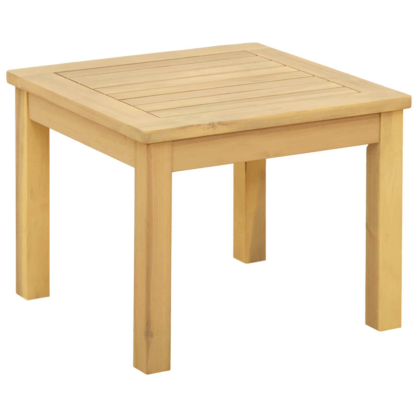 Kaffebord Lett akasie 45 x 45 x 36 cm Solid akasietre vidaXL
