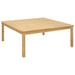 Kaffebord Lett akasie 110 x 110 x 45 cm Solid akasietre
