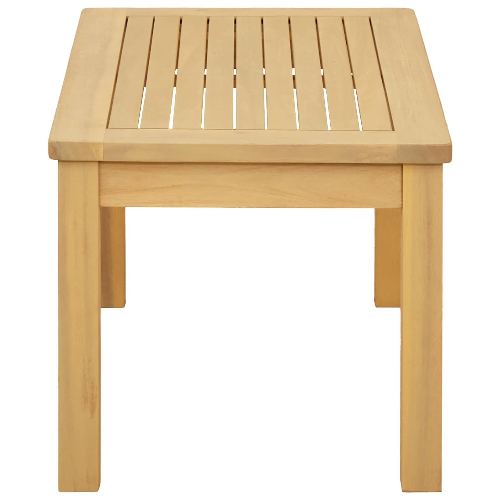Kaffebord Lett akasie 70 x 40 x 36 cm Solid akasietre vidaXL