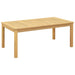 Kaffebord Lett akasie 110 x 60 x 45 cm Solid akasietre vidaXL