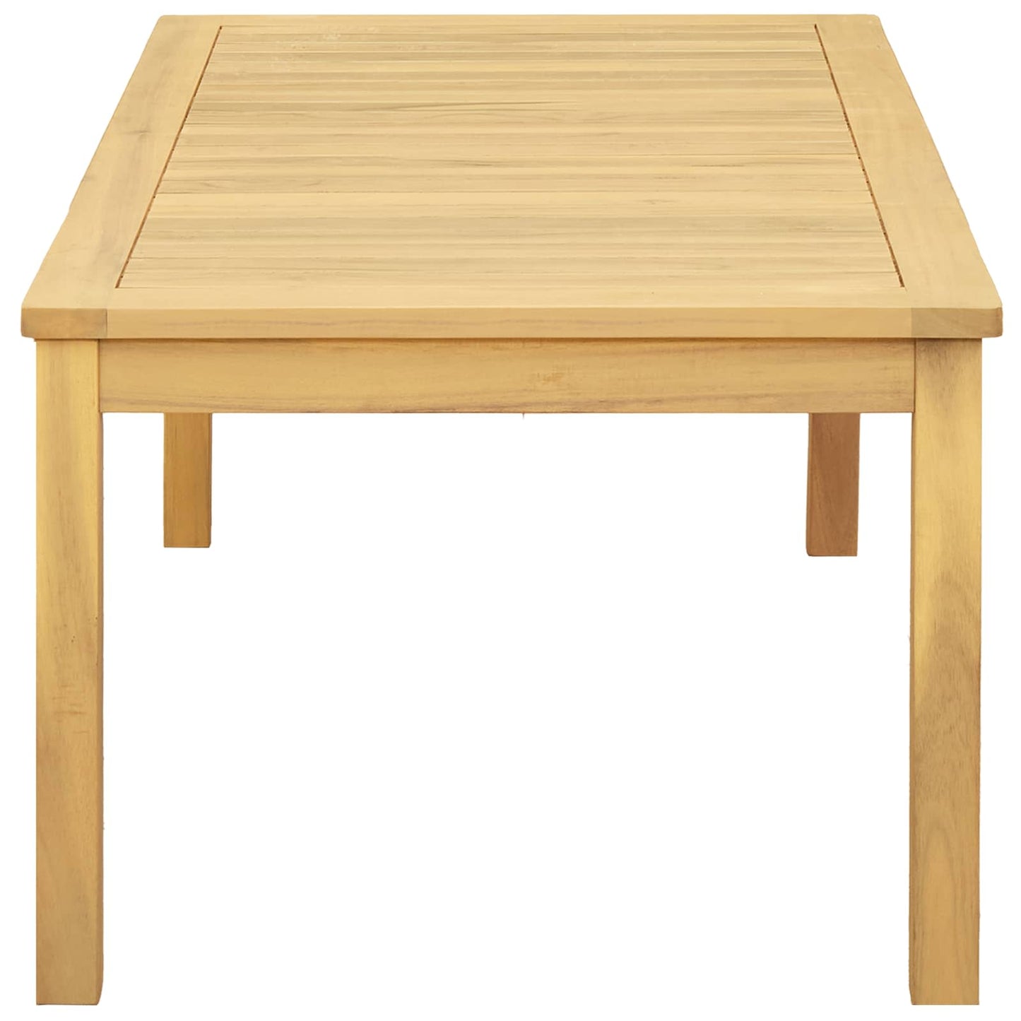 Kaffebord Lett akasie 110 x 60 x 45 cm Solid akasietre vidaXL