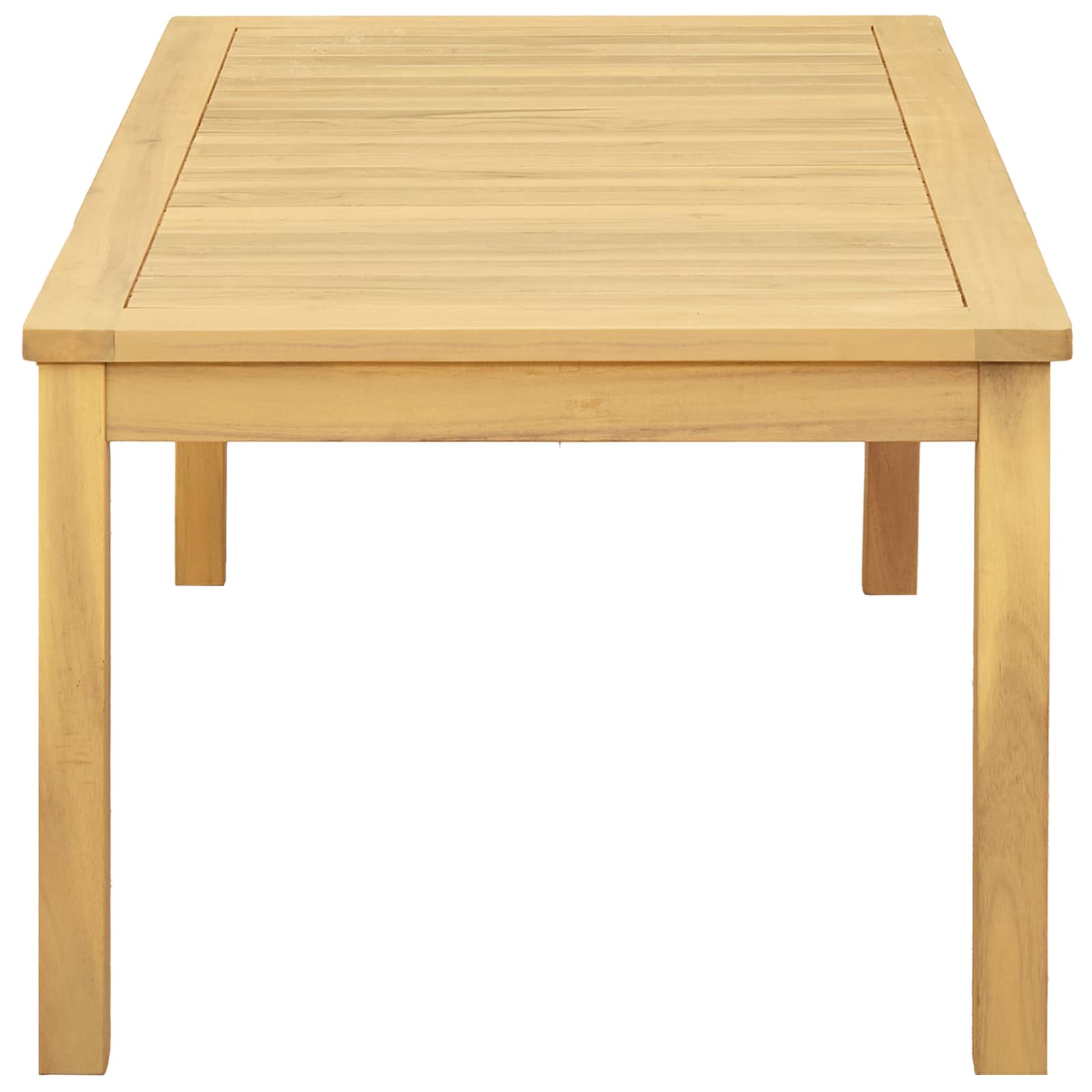 Kaffebord Lett akasie 110 x 60 x 45 cm Solid akasietre vidaXL