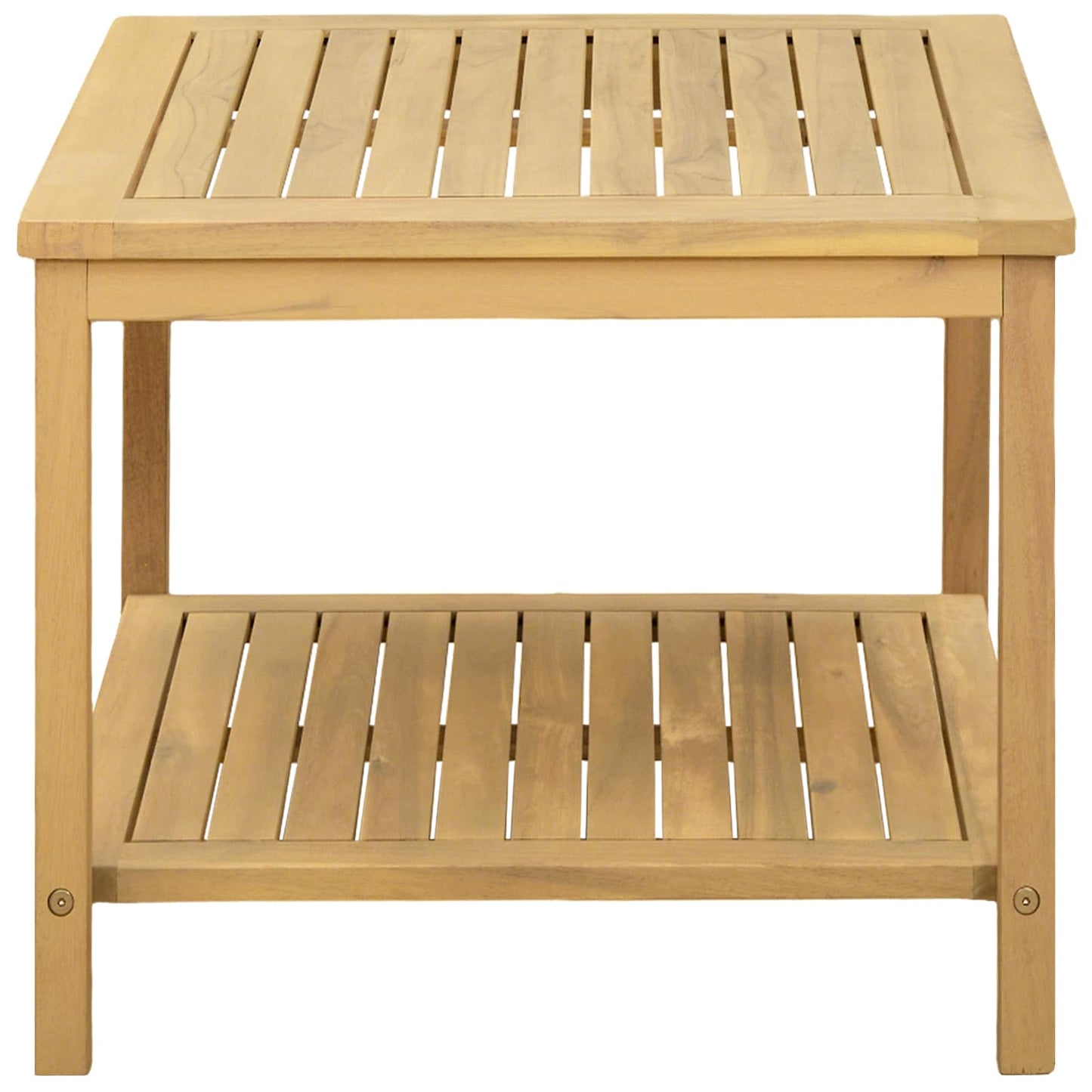 Sidetabell Olje naturlig 50 x 35 x 45 cm Solid akasietre vidaXL