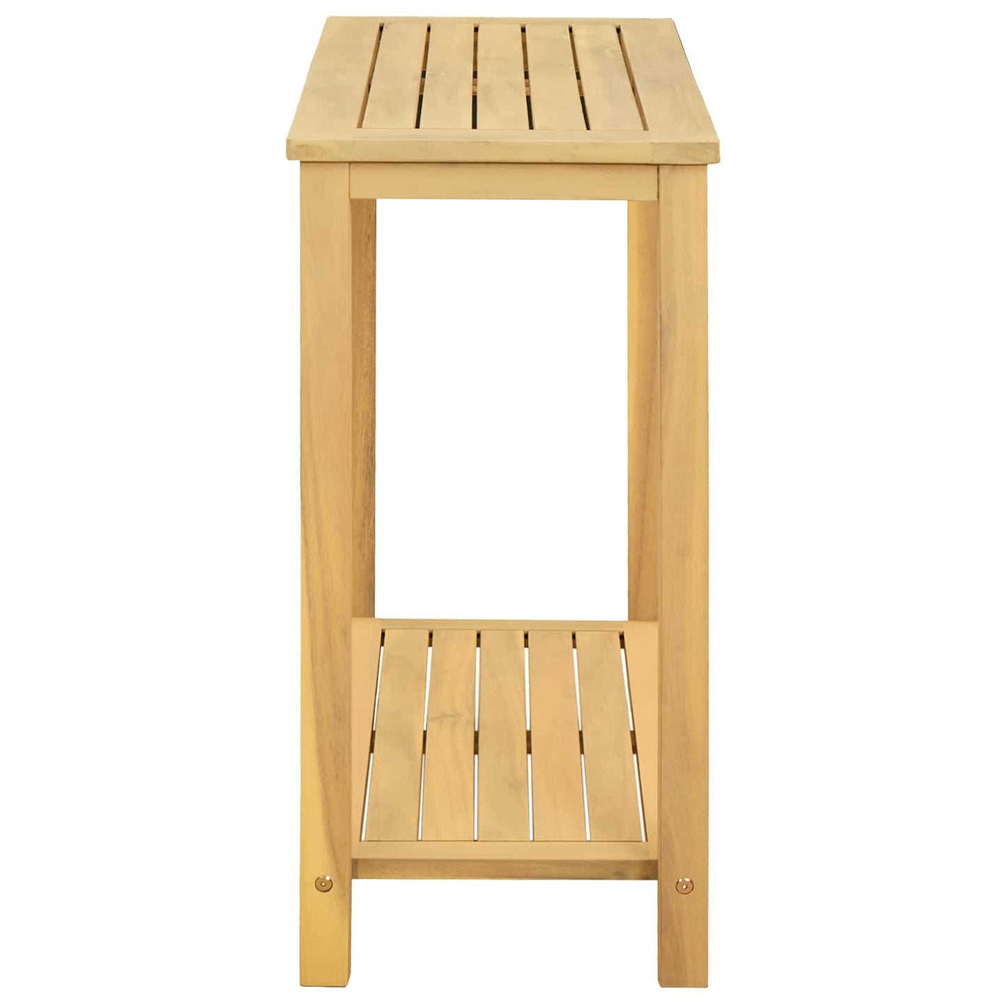 Hagekonsollbord Lett akasie 80 x 35 x 75 cm Solid akasietre vidaXL