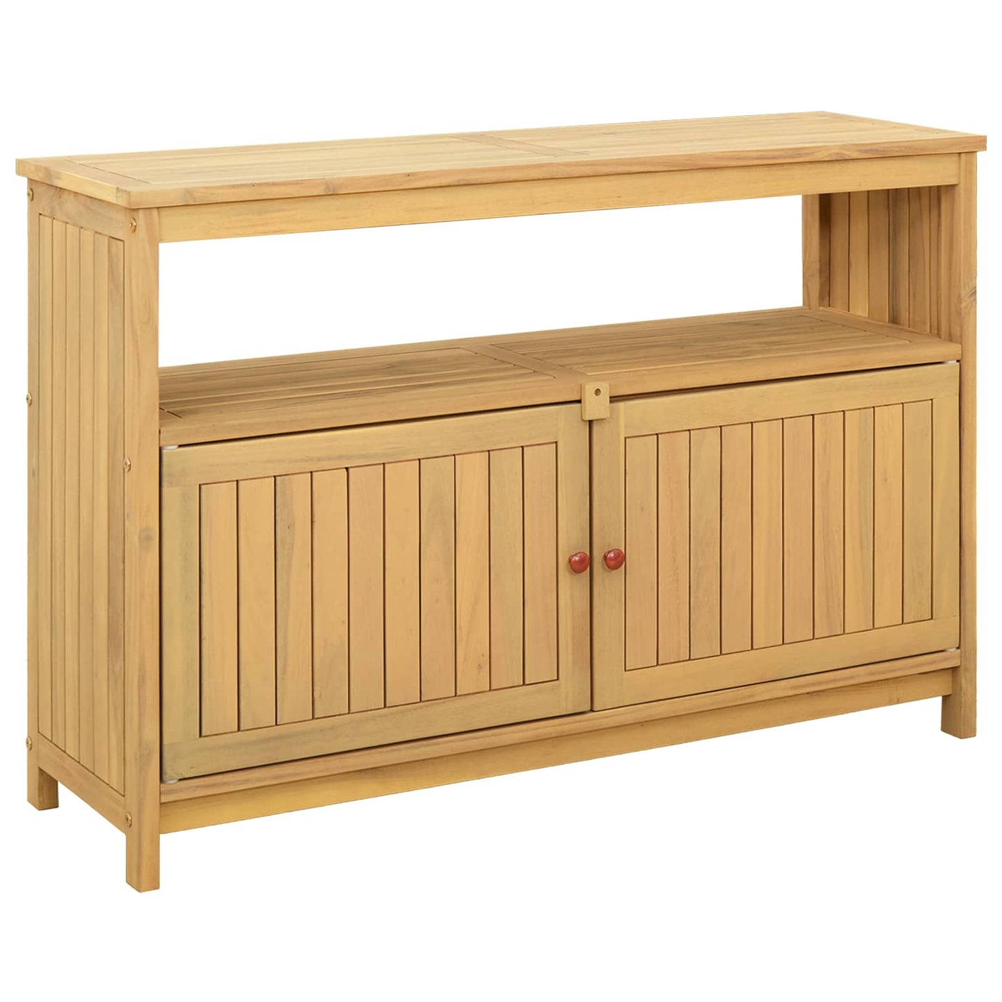 Hagekonsollbord Lett akasie 110 x 35 x 75 cm Solid akasietre vidaXL
