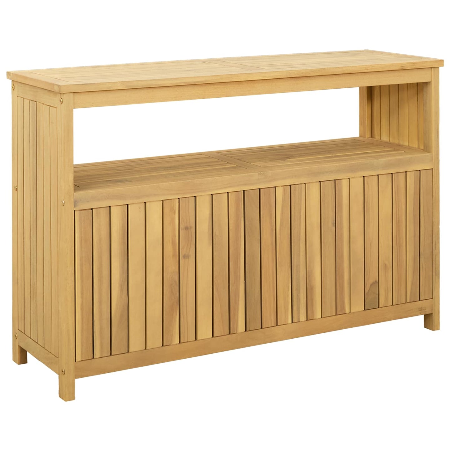 Hagekonsollbord Lett akasie 110 x 35 x 75 cm Solid akasietre vidaXL
