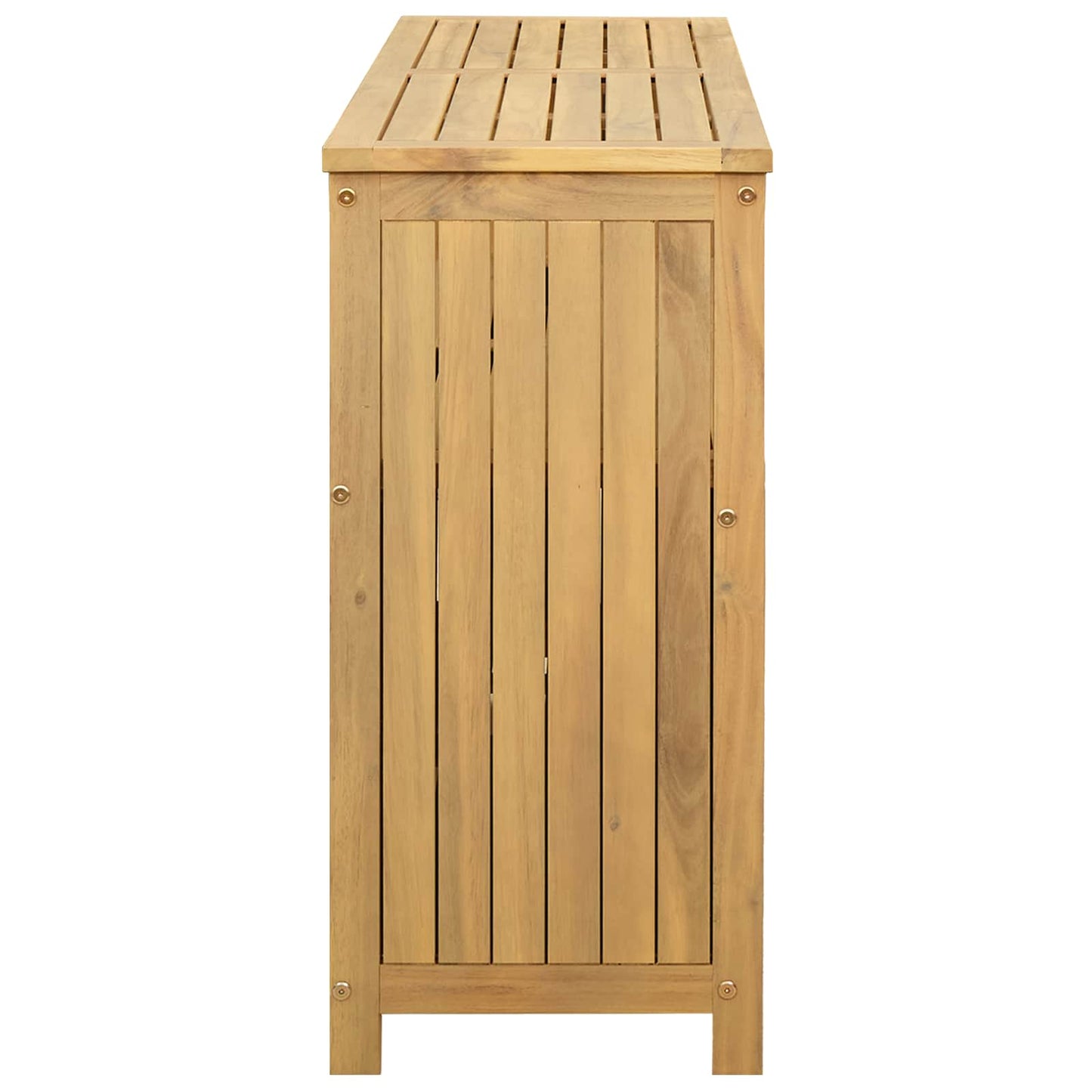 Hagekonsollbord Lett akasie 110 x 35 x 75 cm Solid akasietre vidaXL