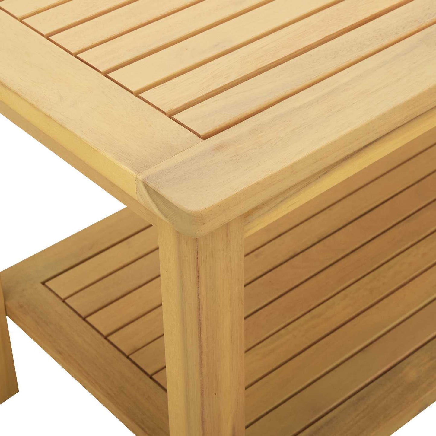 Sidetabell Olje naturlig 70 x 40 x 45 cm Solid akasietre