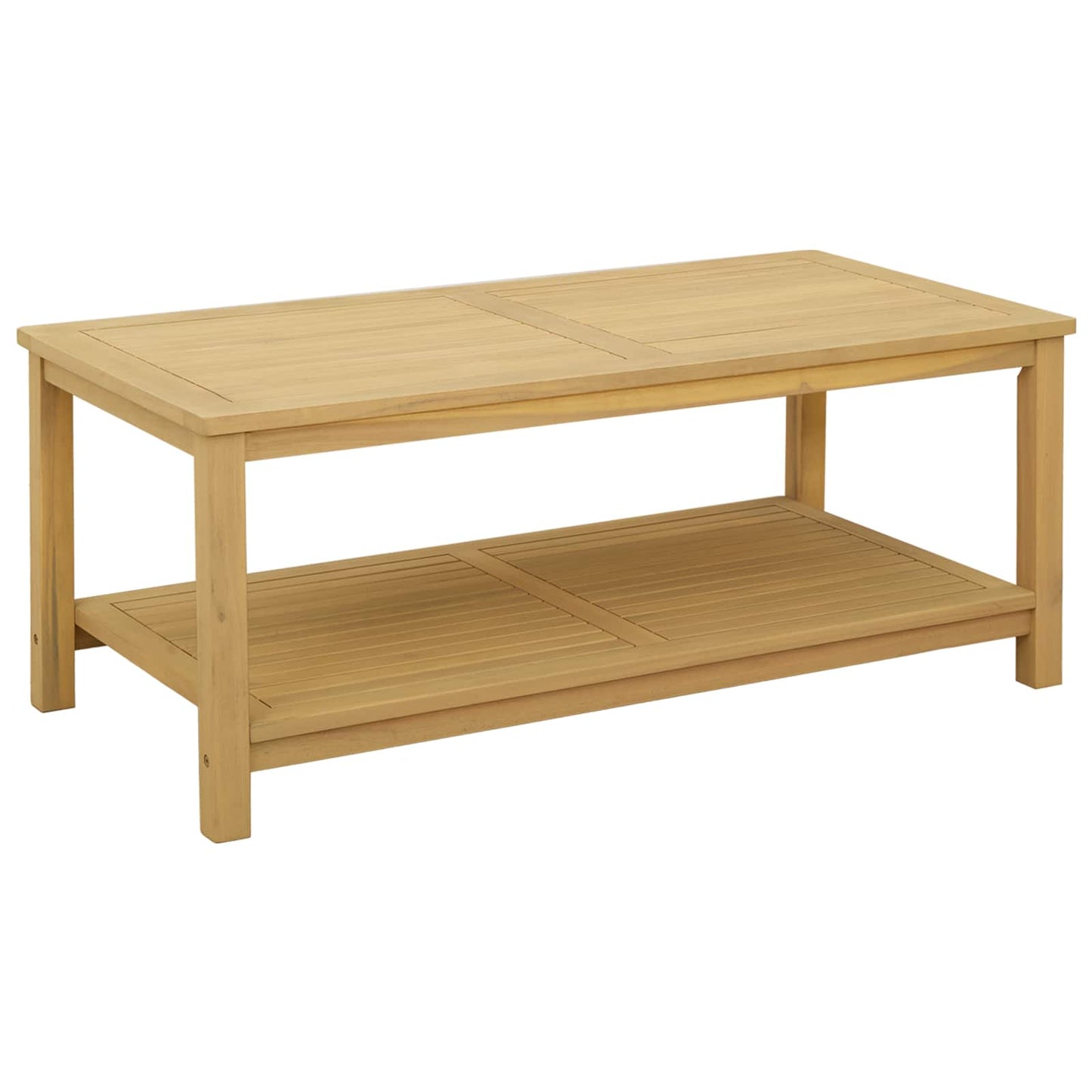 Sidetabell Olje naturlig 110 x 55 x 45 cm Solid akasietre vidaXL