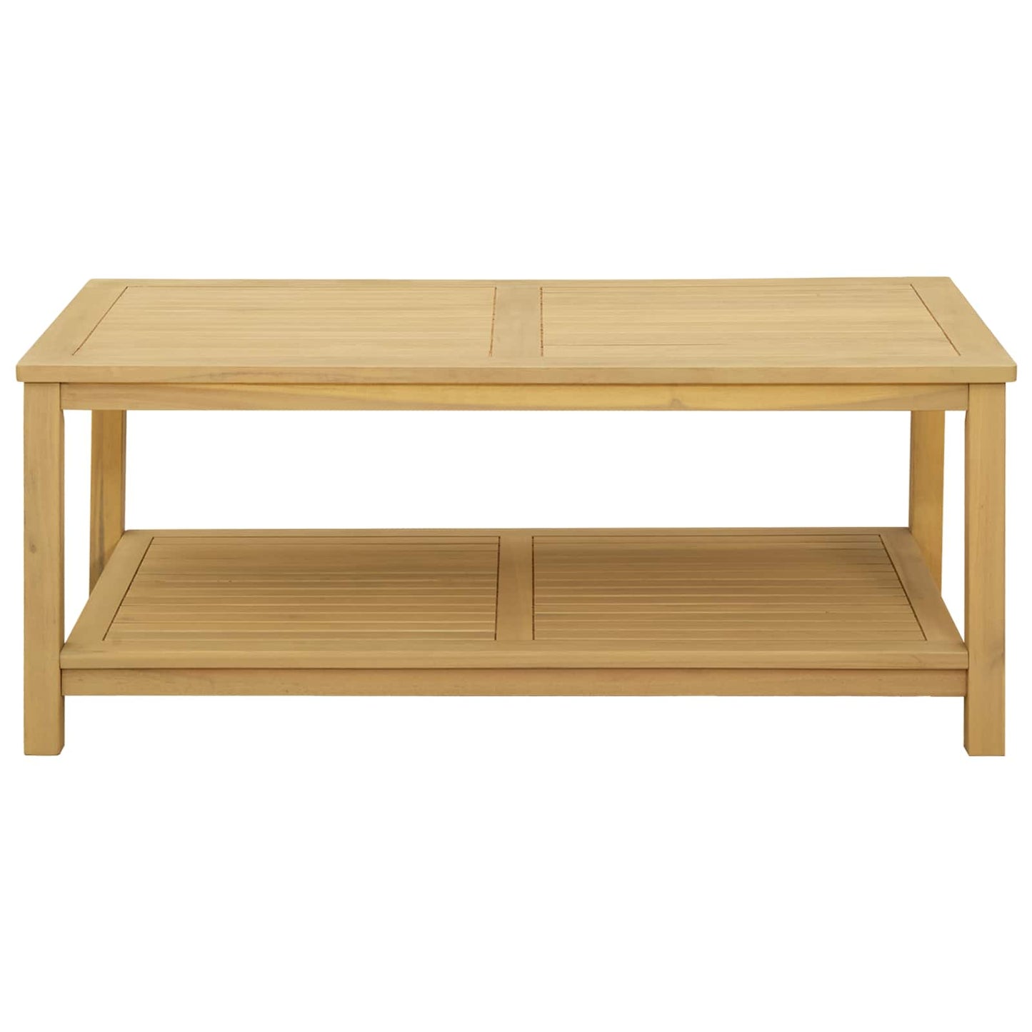 Sidetabell Olje naturlig 110 x 55 x 45 cm Solid akasietre vidaXL