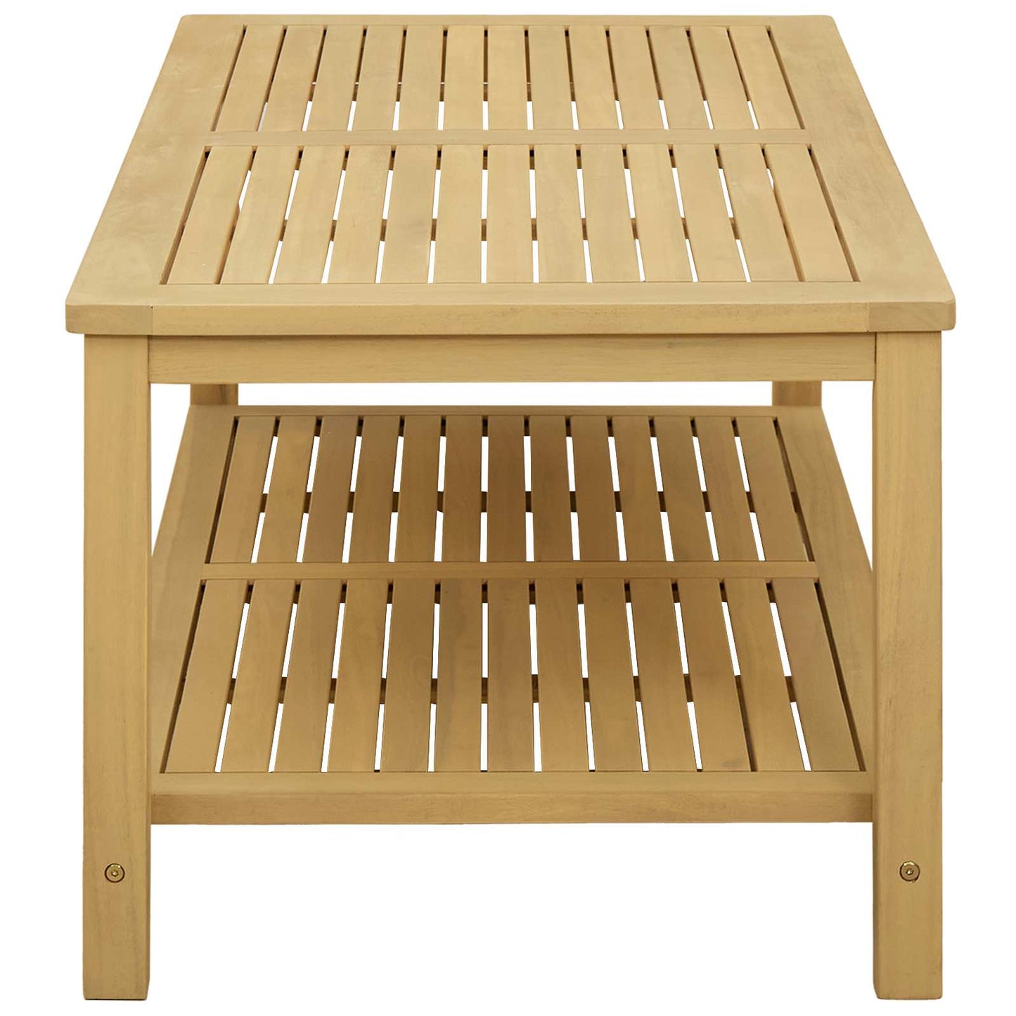 Sidetabell Olje naturlig 110 x 55 x 45 cm Solid akasietre vidaXL