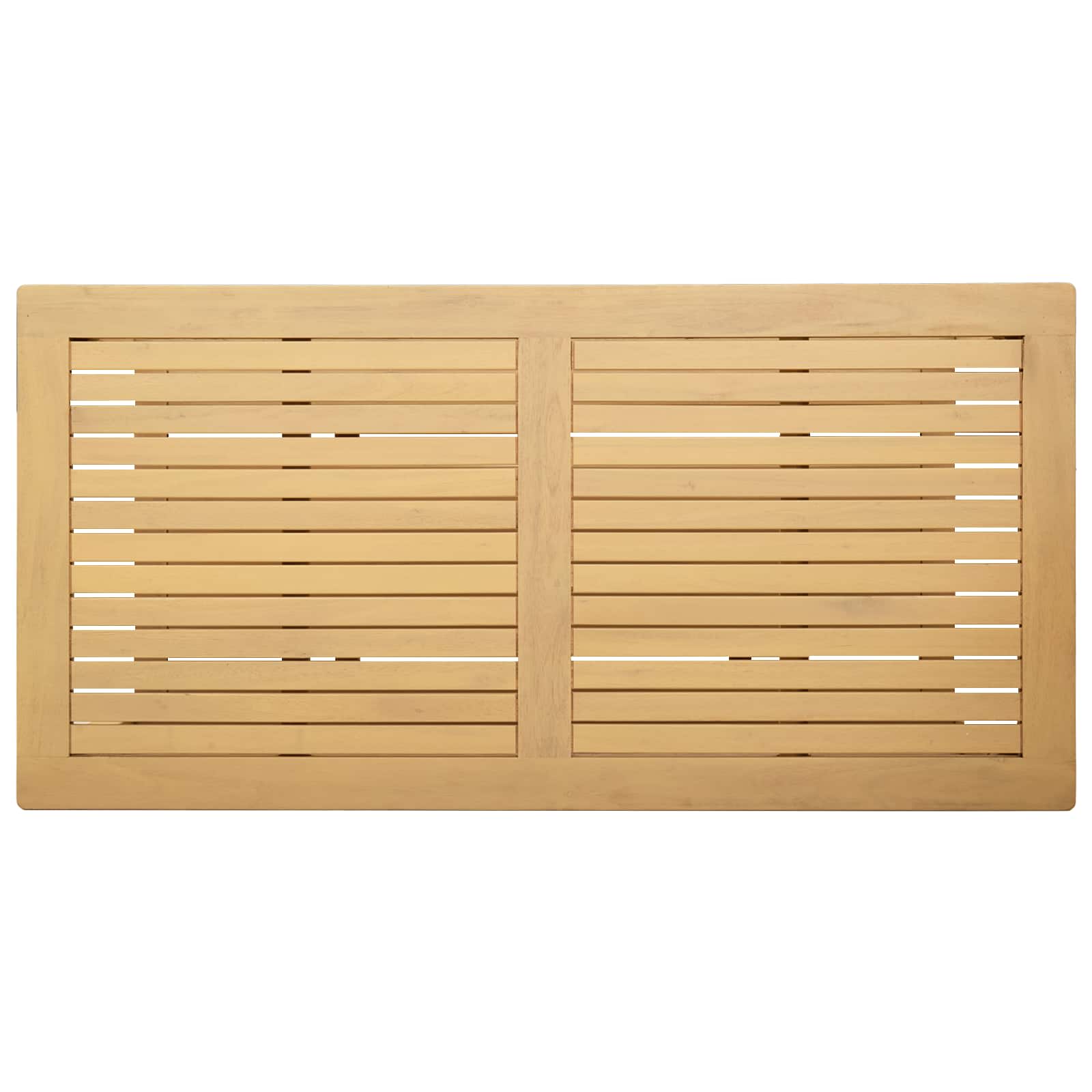 Sidetabell Olje naturlig 110 x 55 x 45 cm Solid akasietre vidaXL