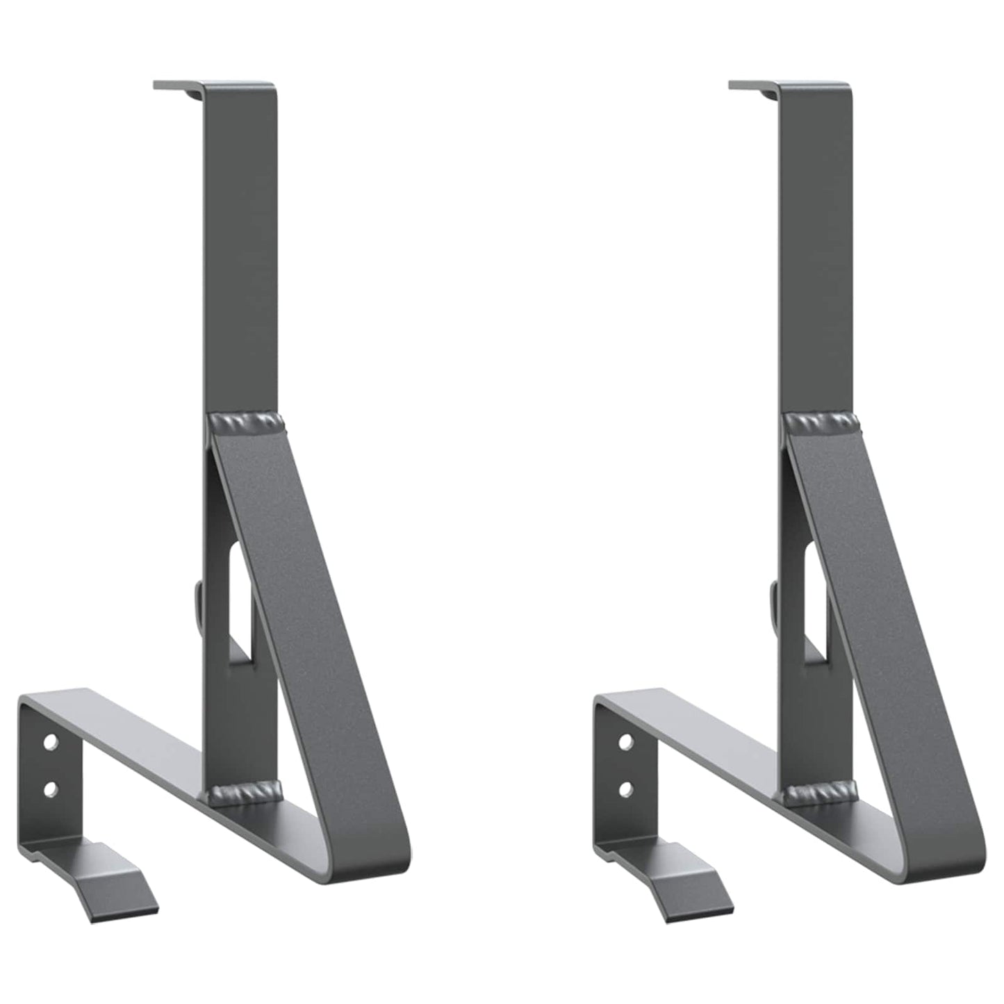 Snøbeskyttelsesstøtte 2 pcs Antrasitt 29,5 x 3 x 34,5 cm Stål