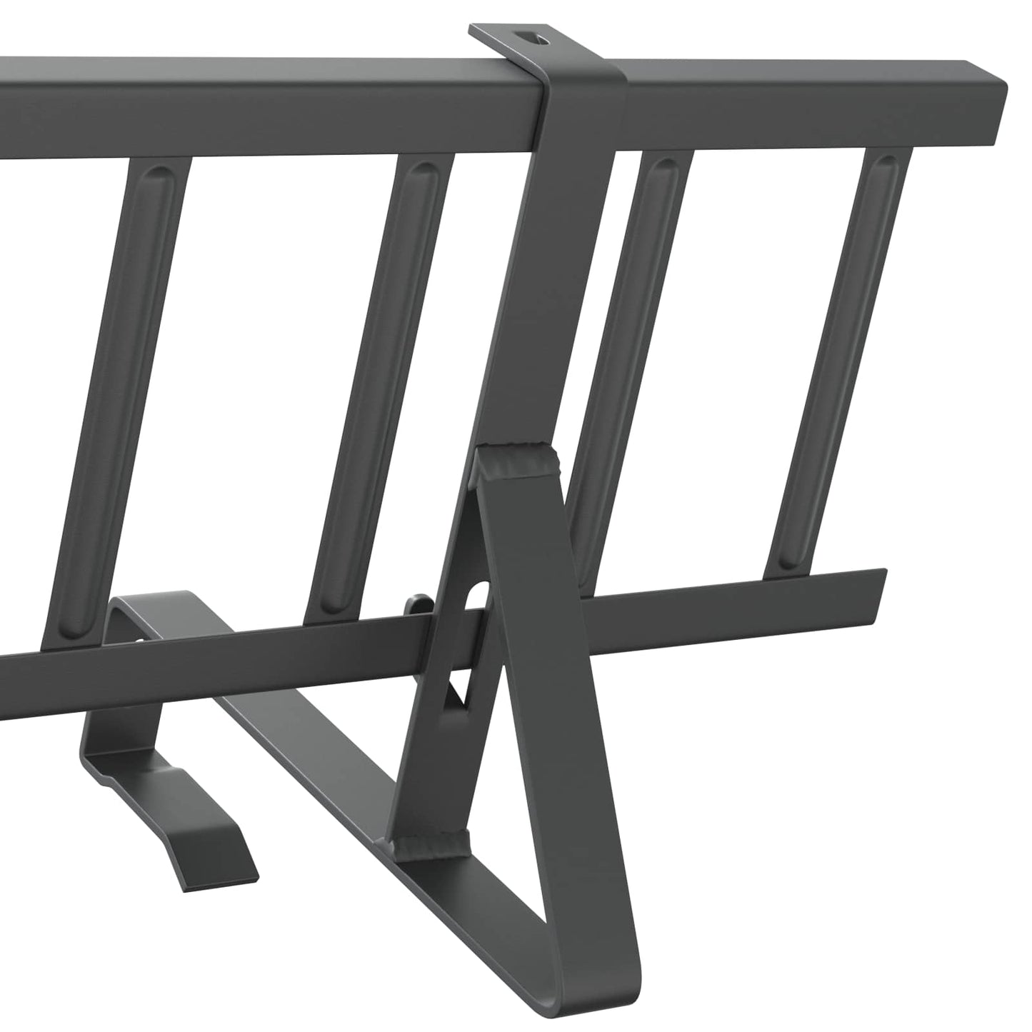 Tak snøfanger Antrasitt 100 x 29,5 x 34,5 cm Stål vidaXL