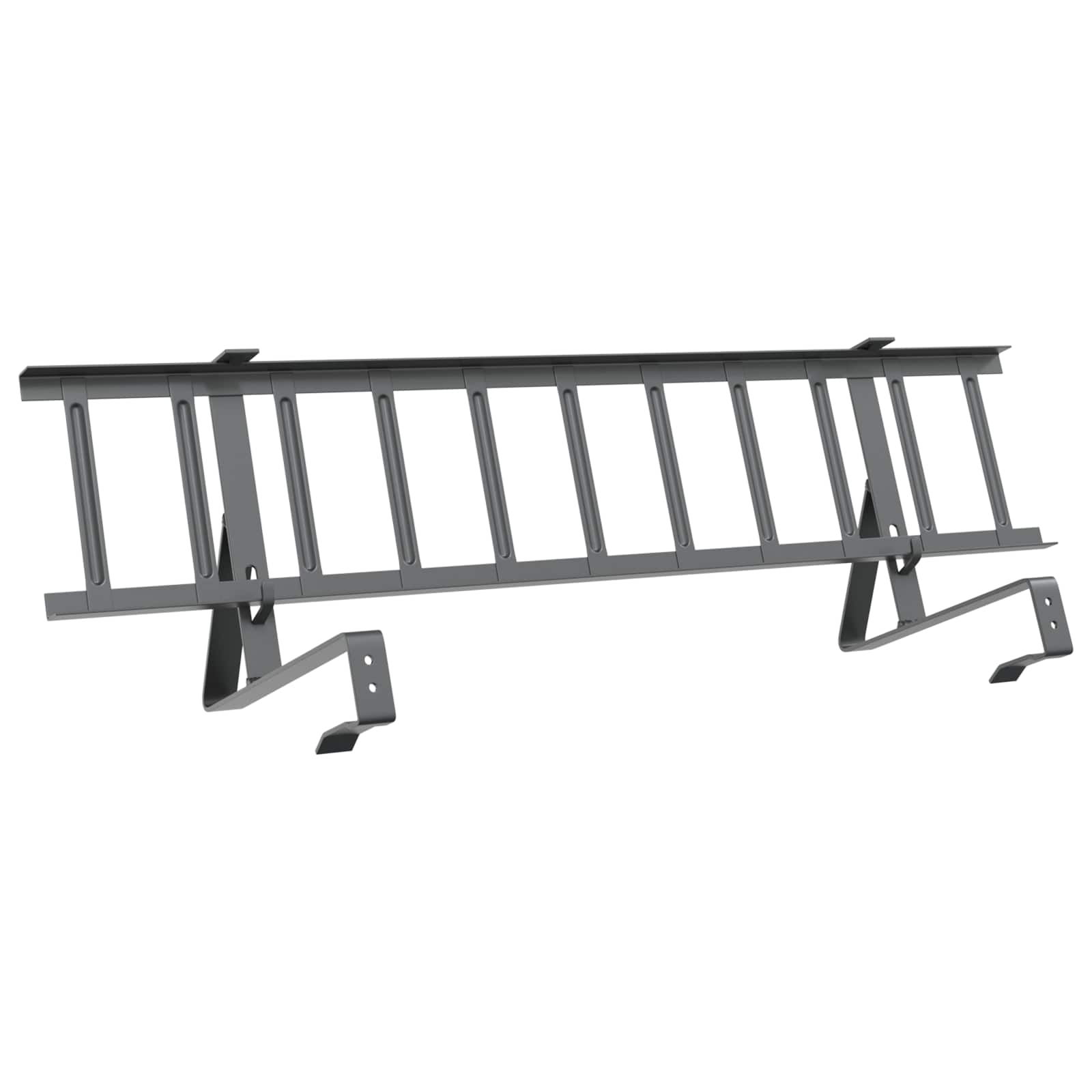 Tak snøfanger Antrasitt 100 x 29,5 x 34,5 cm Stål vidaXL