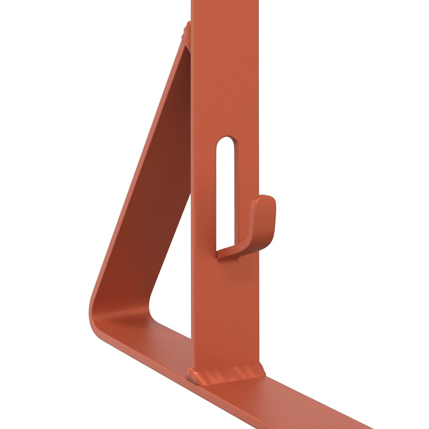 Snøbeskyttelsesstøtte 2 pcs Rød 29,5 x 3 x 34,5 cm Stål