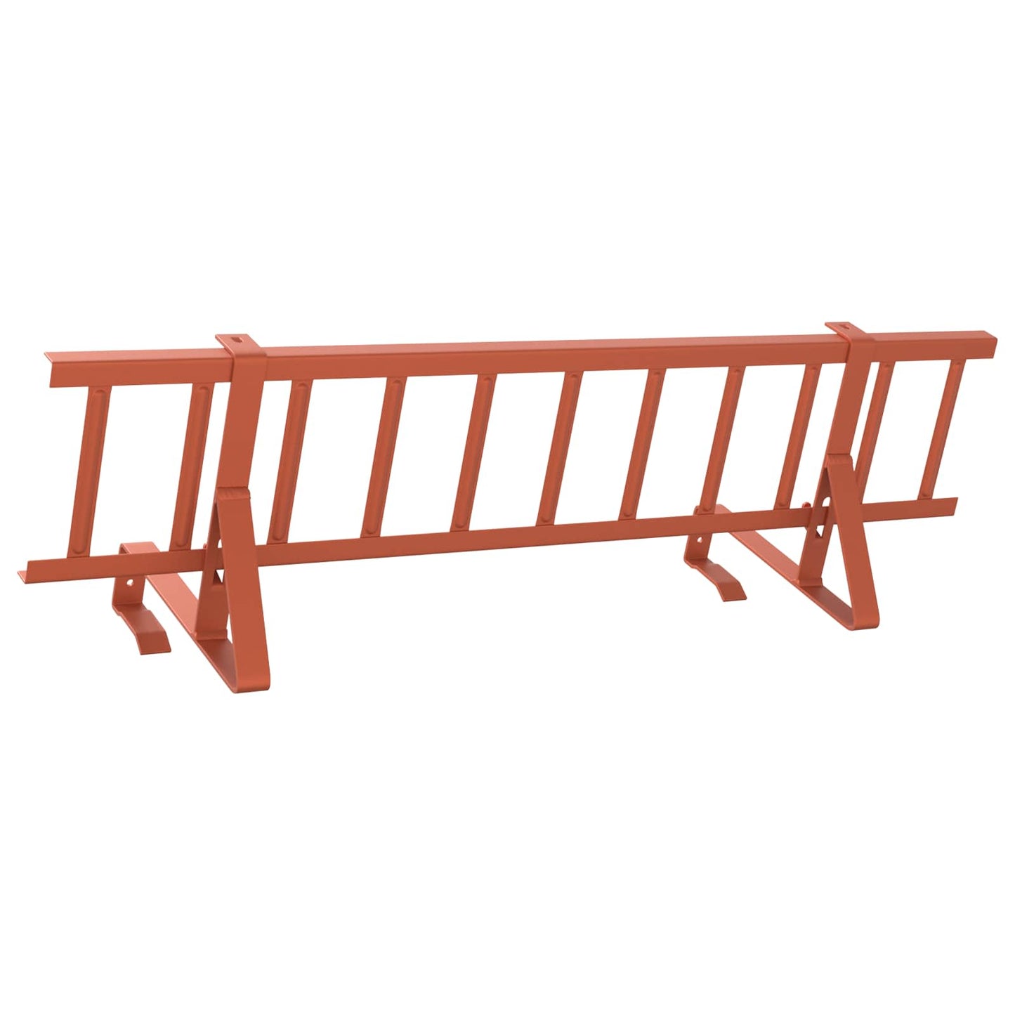 Tak snøfanger Rød 300 x 29,5 x 34,5 cm Stål vidaXL