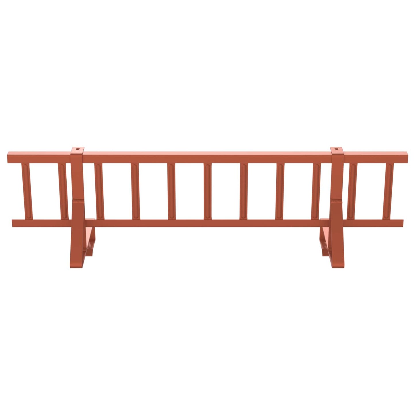 Tak snøfanger Rød 300 x 29,5 x 34,5 cm Stål vidaXL