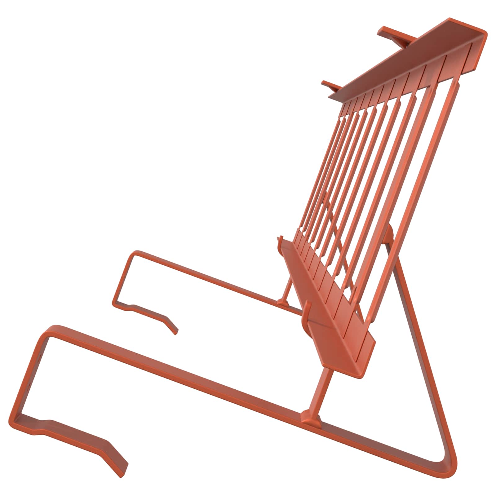 Tak snøfanger Rød 300 x 29,5 x 34,5 cm Stål vidaXL